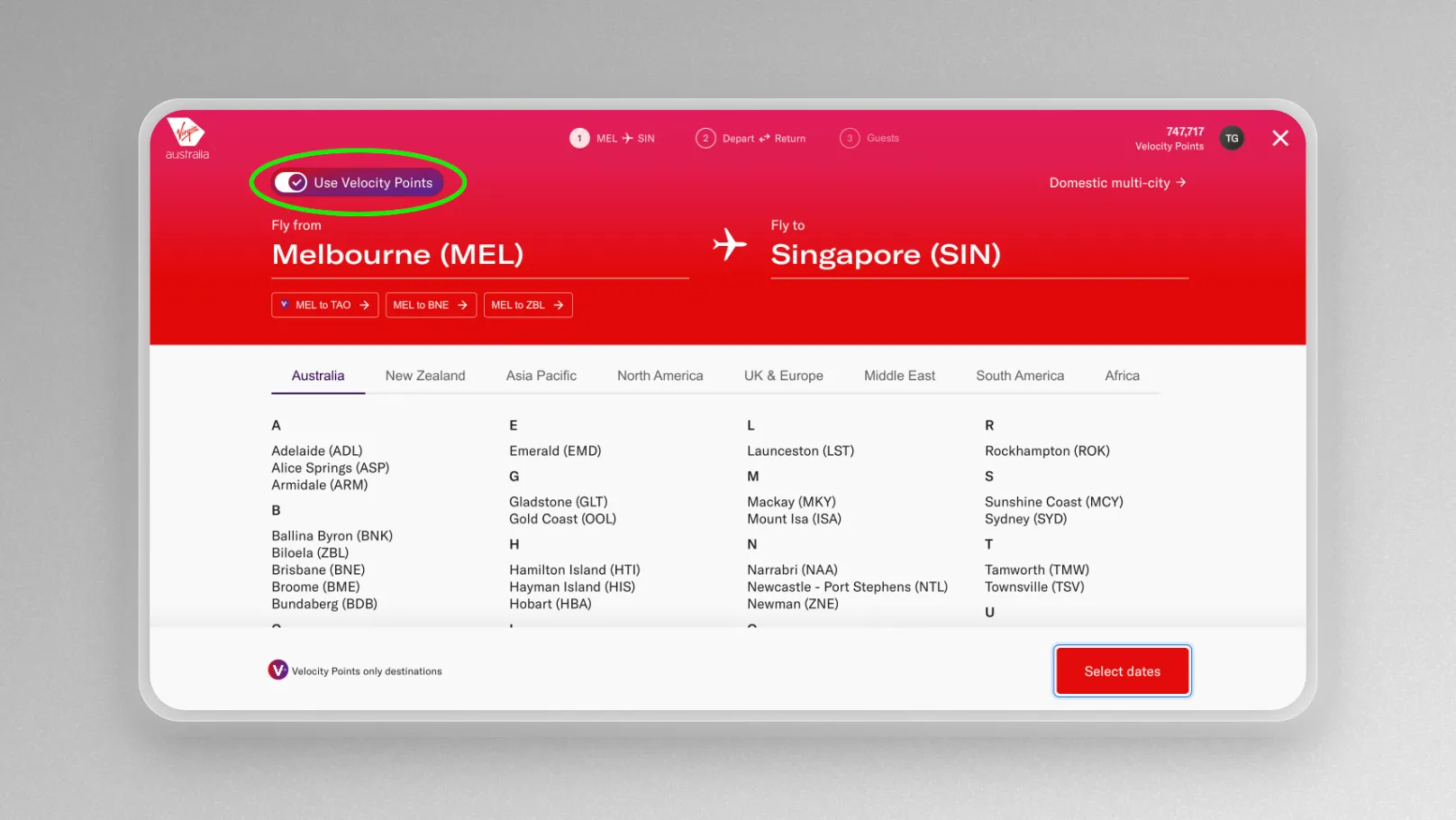 How To Book Singapore Airlines With Velocity Points