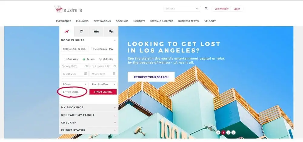 virgin australia offer