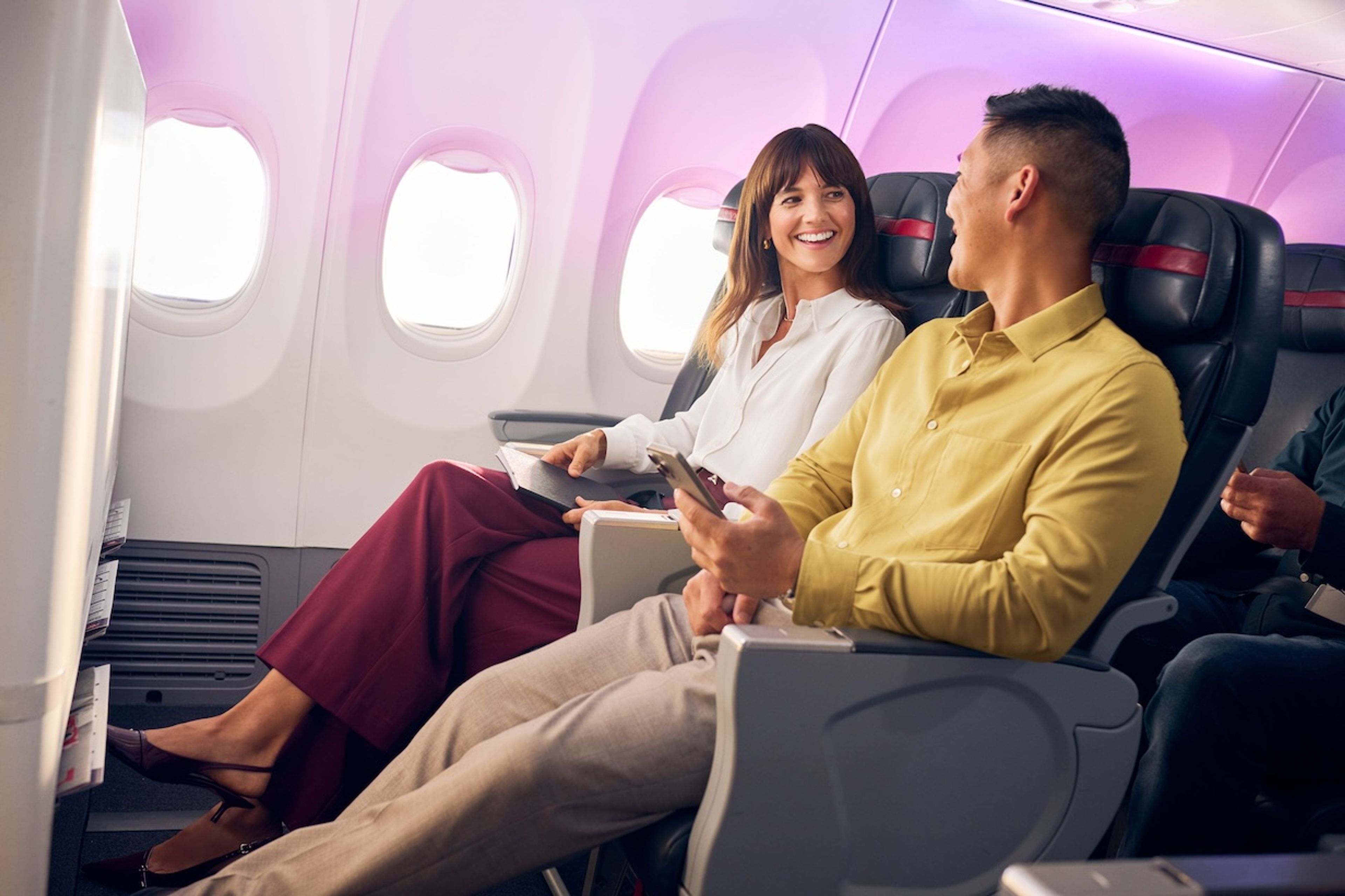 Score up to 40% more legroom in Virgin Australia Economy X rows