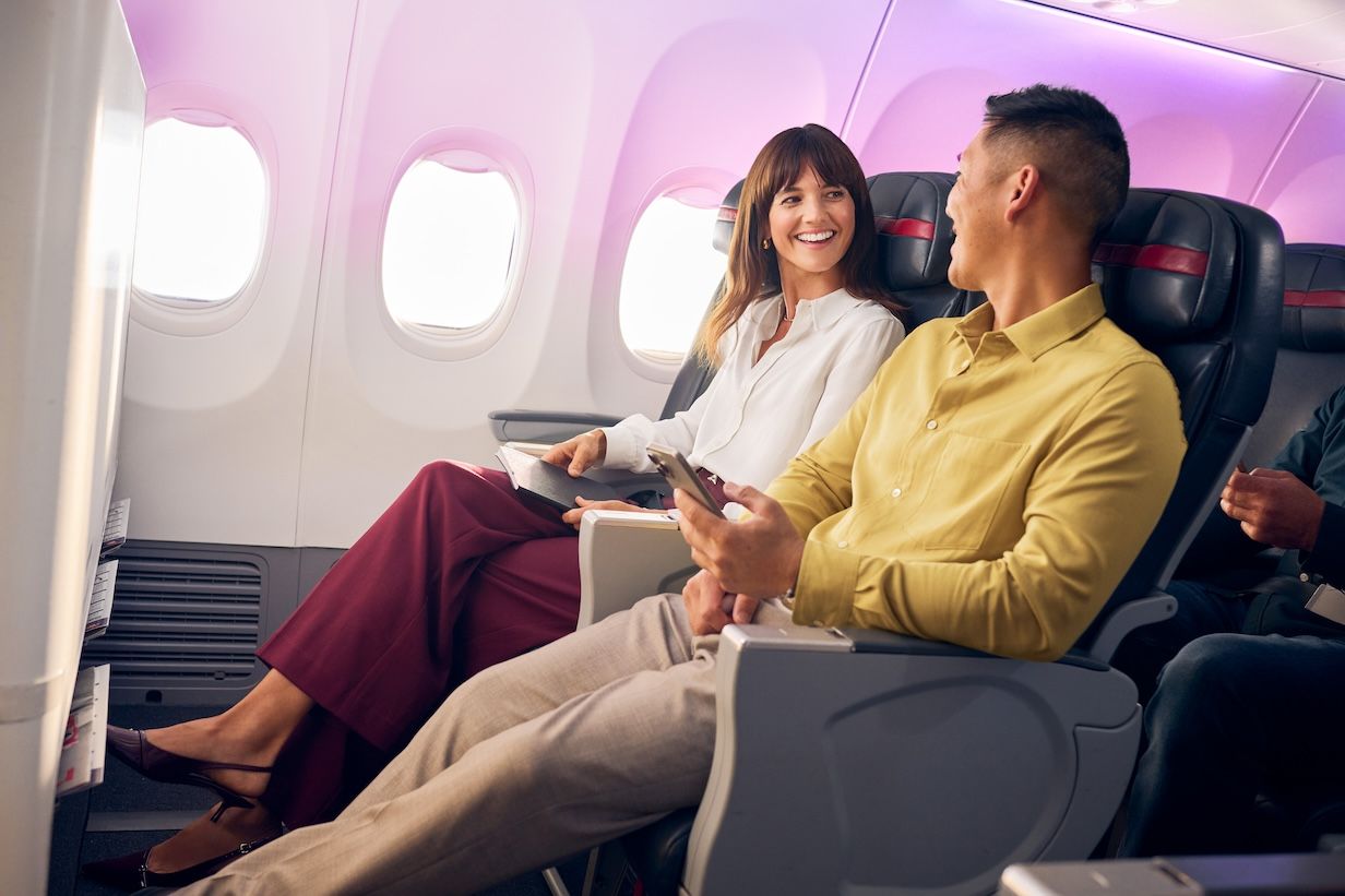 Score up to 40% more legroom in Virgin Australia Economy X rows