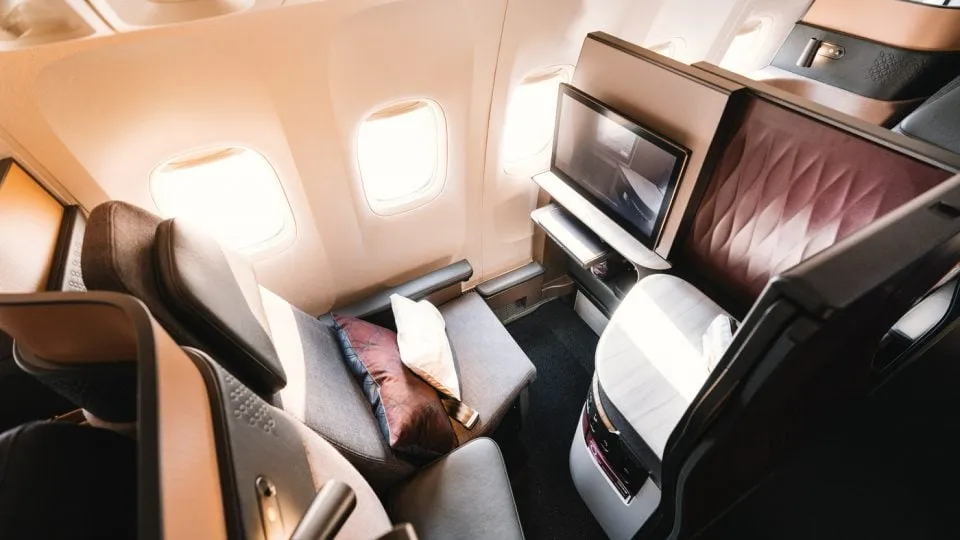 Qatar's Auckland tag flights will offer Qsuite business class