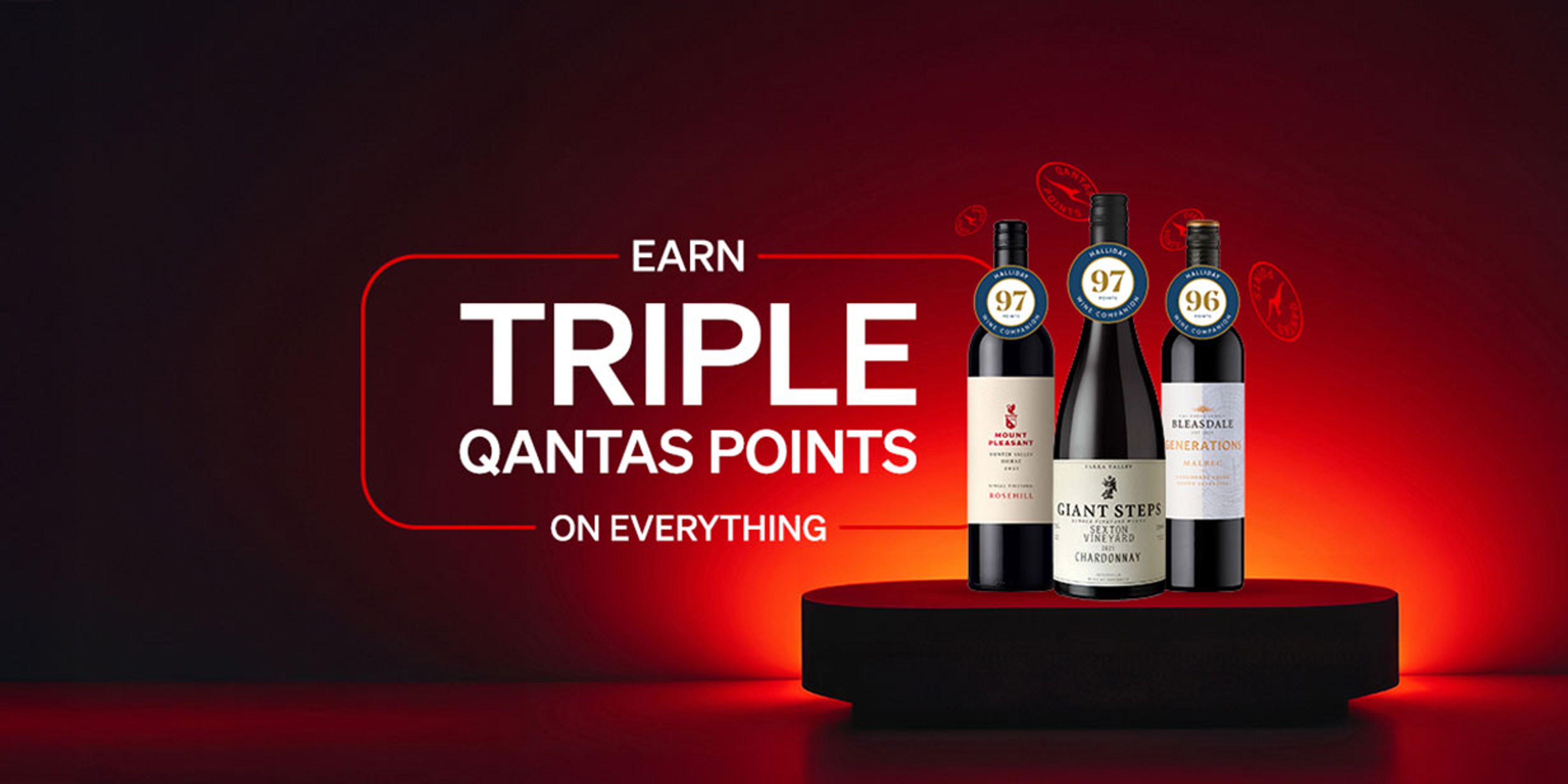 Qantas wine bonus points offers