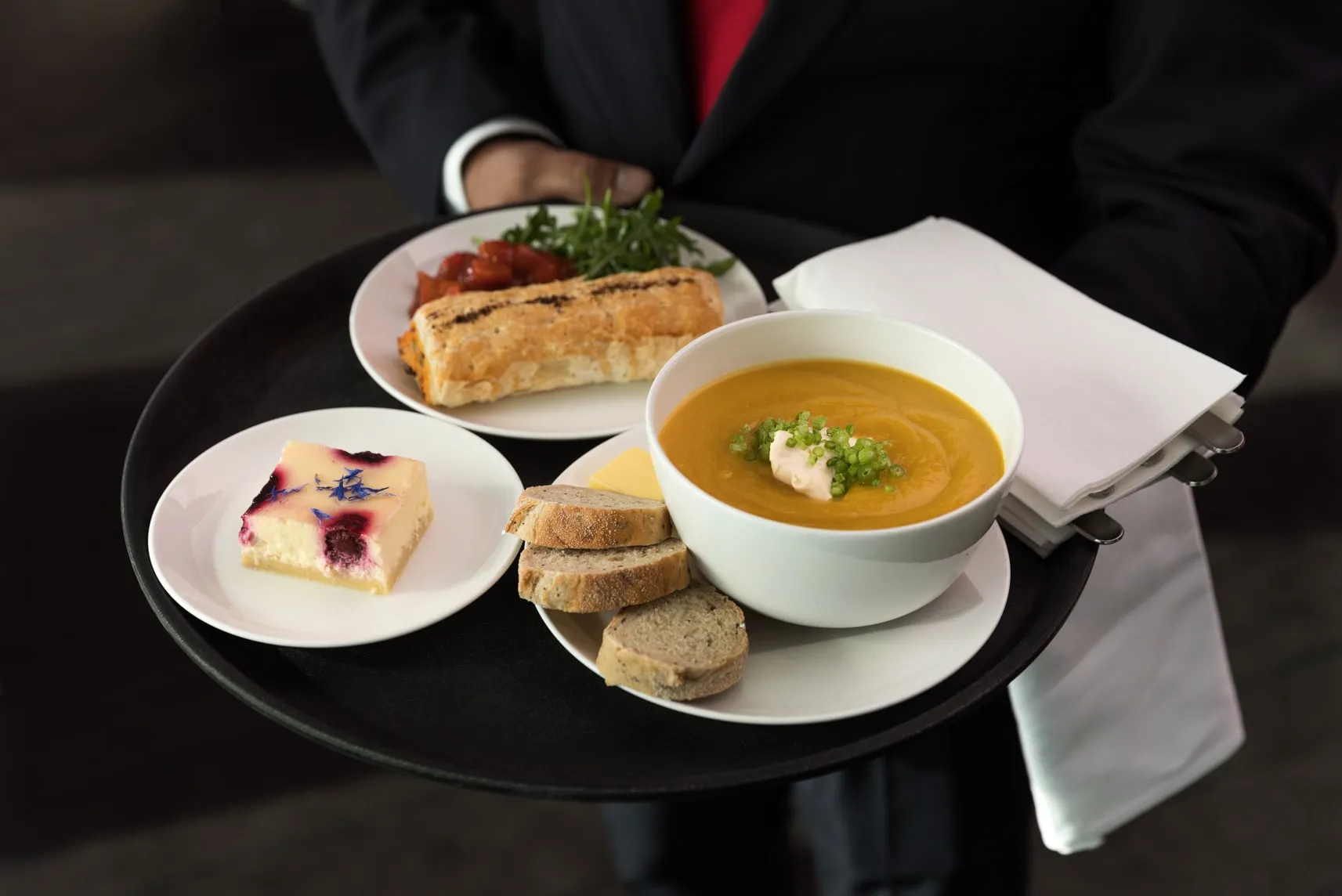 Qantas Lounges Foods
