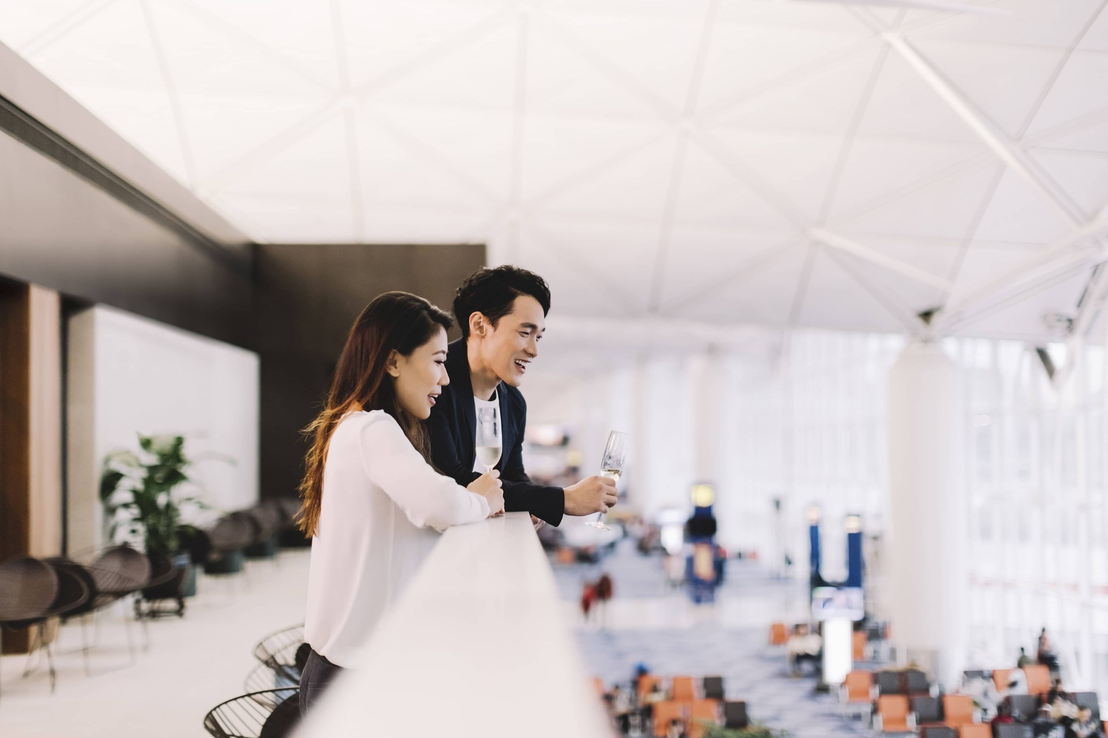 Cathay Pacific's New Lounge, The Deck 4