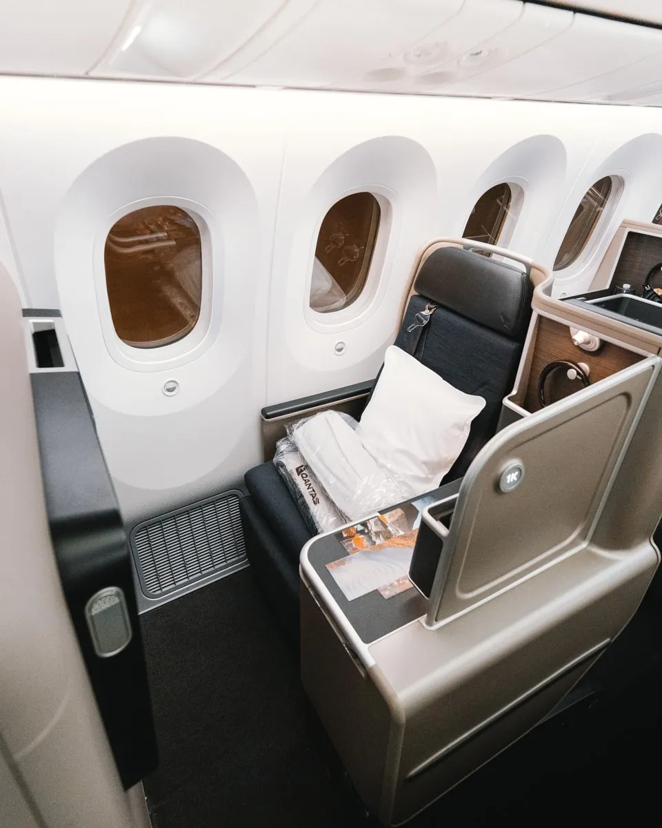 Qantas Business Class