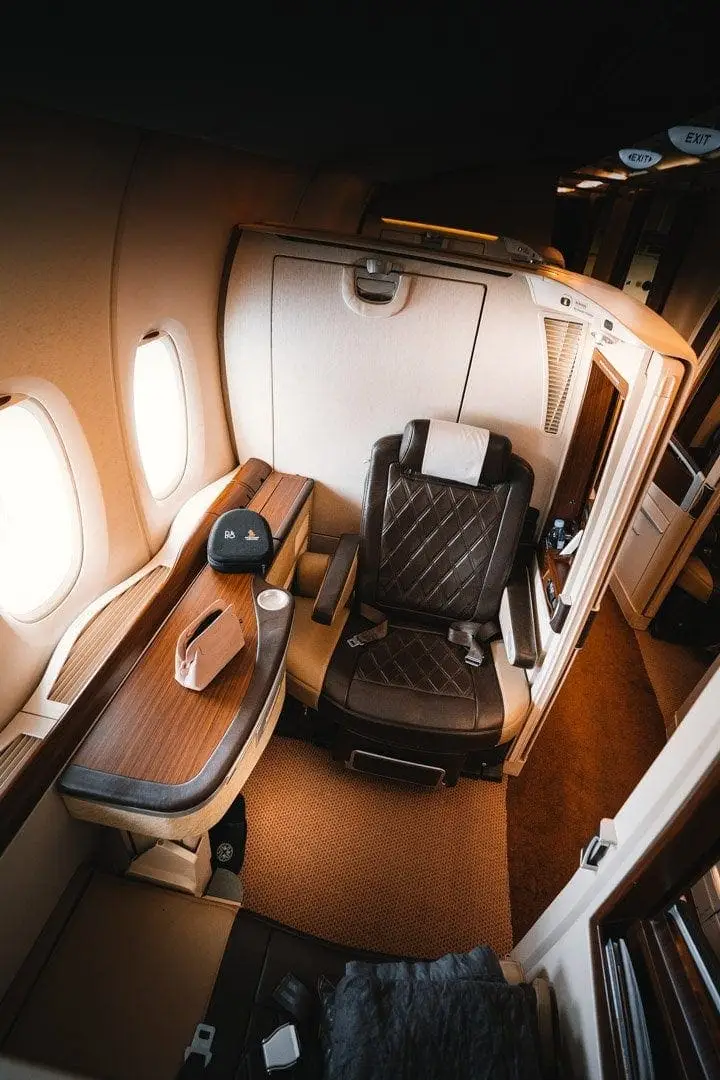 Fly Singapore Airlines First Class Australia to Paris A380 Suites