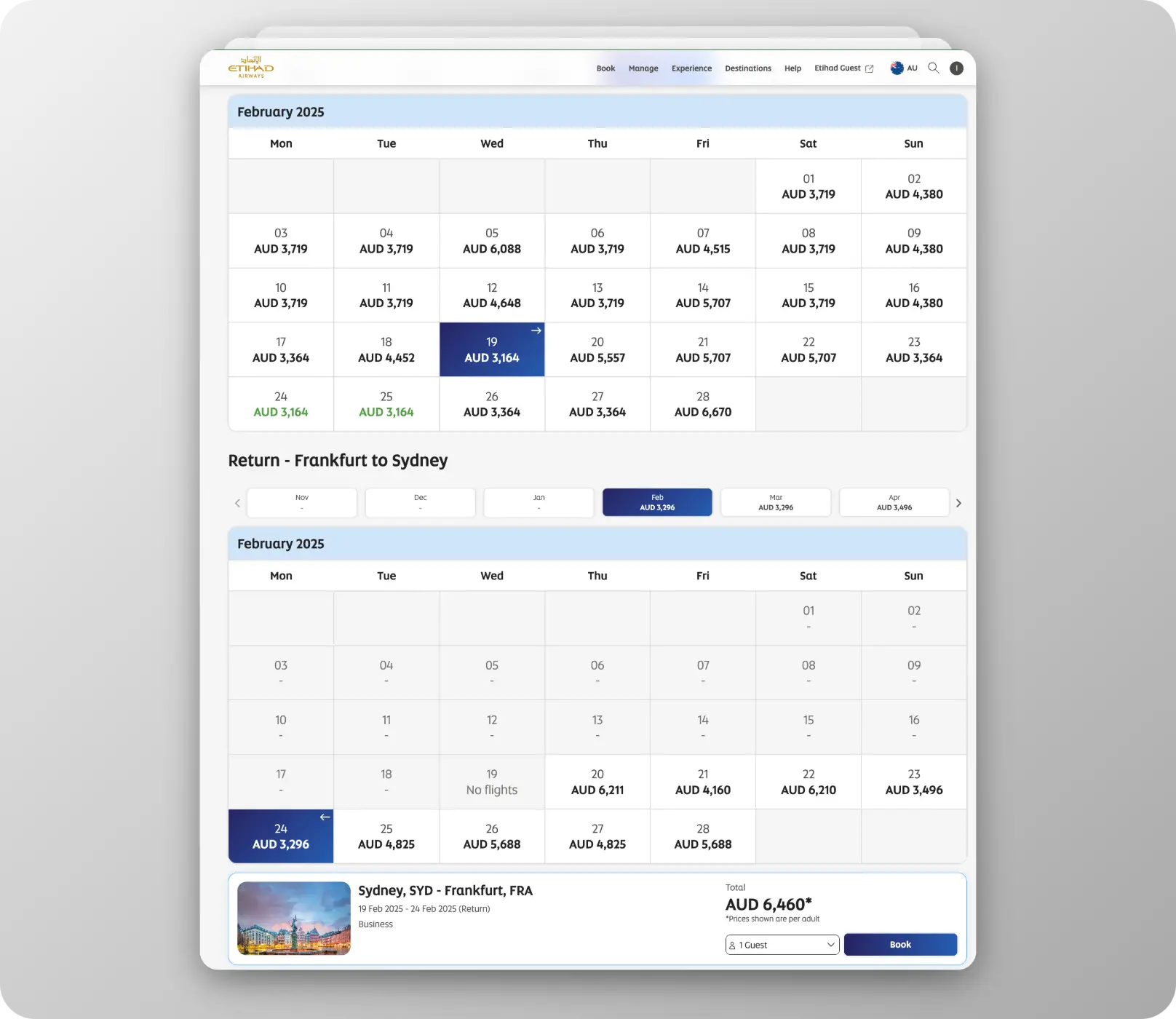 Etihad black Friday sale 2024