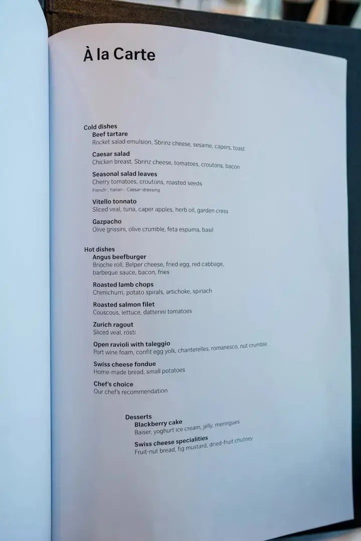 Swiss First Class Lounge Zurich