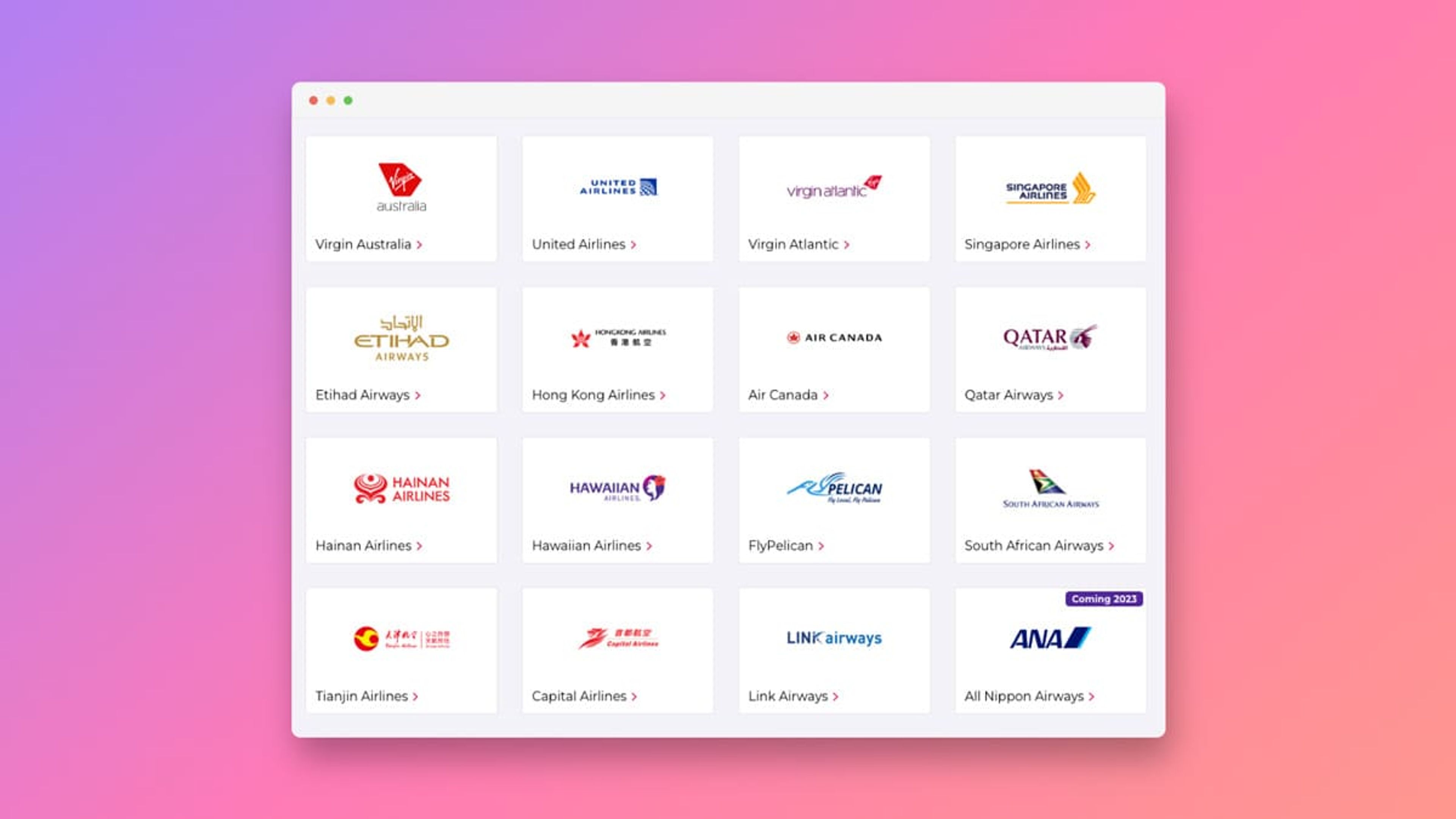 Viring Australia Airline Partners