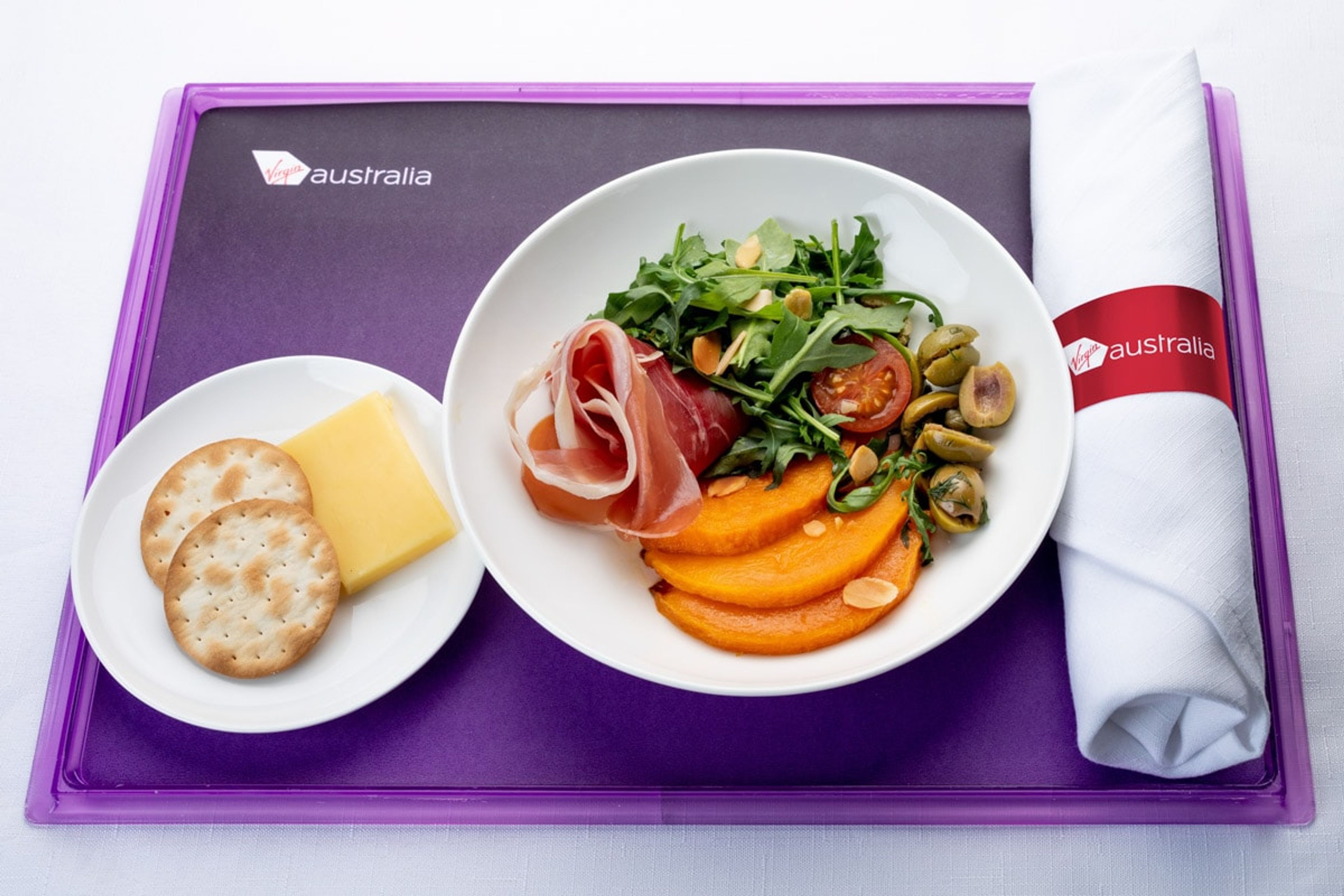 Lunch Virgin Australia New Business Class Menu 3