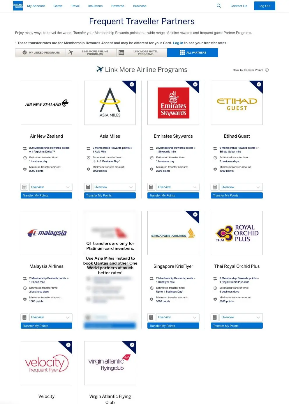 Airline Programs