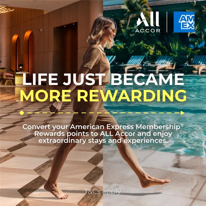 Amex has introduced ALL Accor points transfers