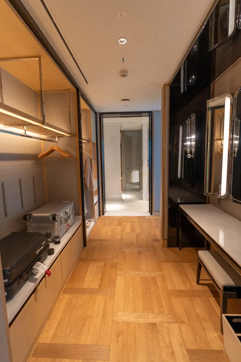 The Ritz Carlton Bangkok wardrobe