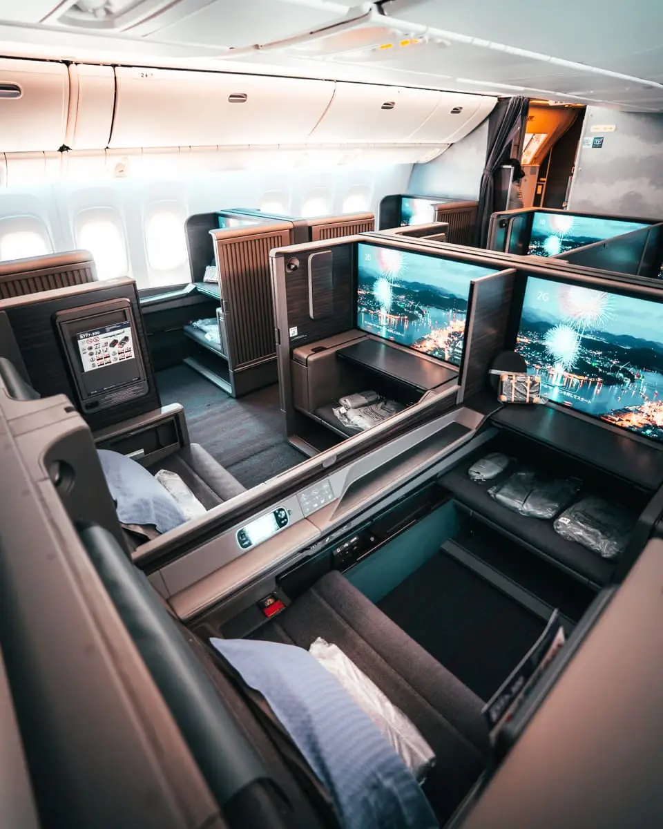ANA FIrst Class Cabin