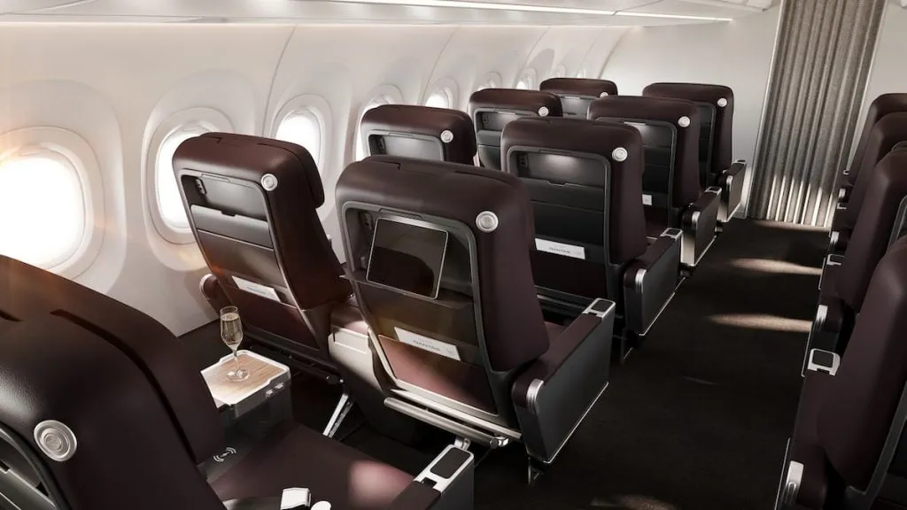 Qantas A321XLR Business Class
