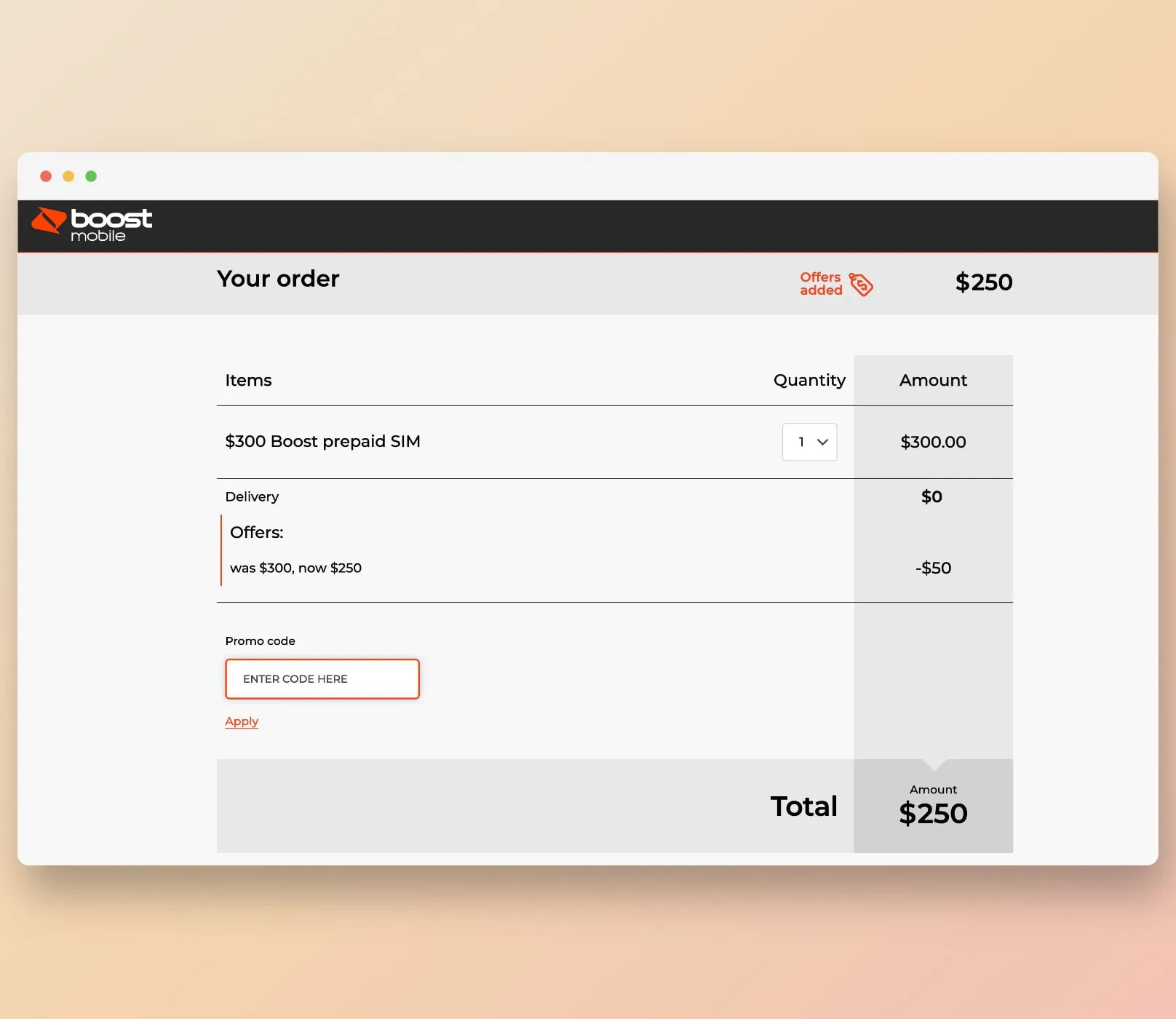 Boost Mobile Promo Code