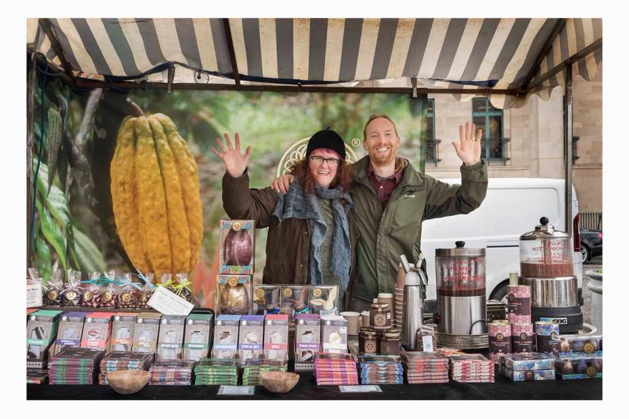 Chocolate tree ethical Christmas shopping