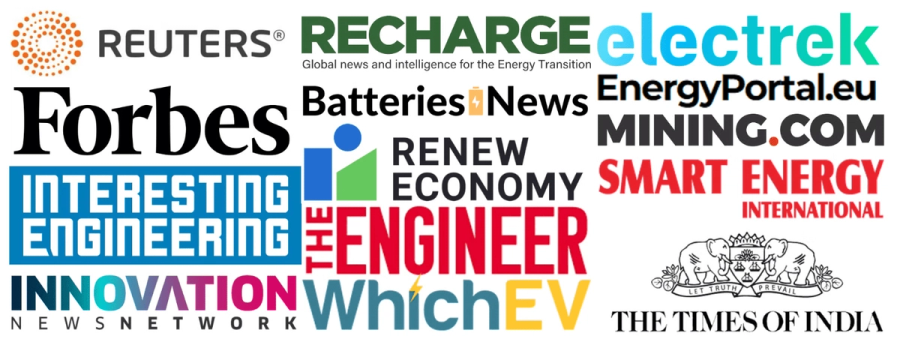 Logos of news outlets