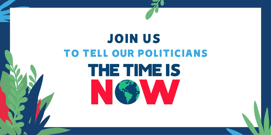 The Time Is Now call to action