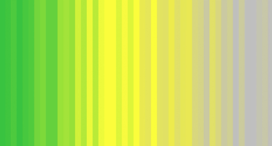 Nature positive stripes from green to yellow