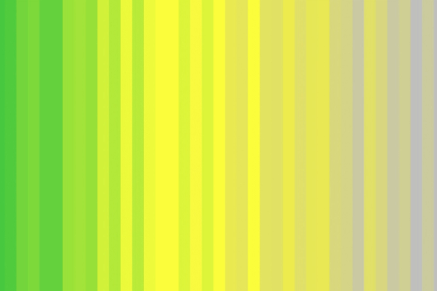 Nature positive stripes from green to yellow