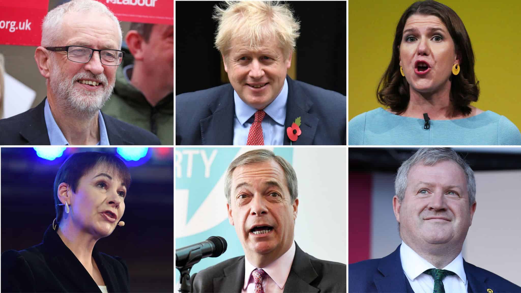 general election uk party leaders climate stories
