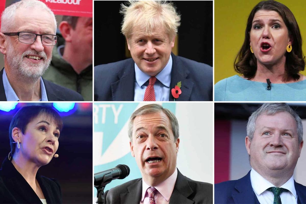general election uk party leaders climate stories