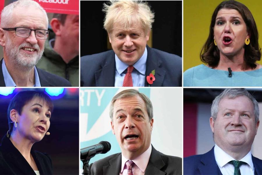 general election uk party leaders climate stories