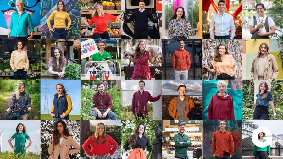 A collage of photos of Greenhouse's employees.