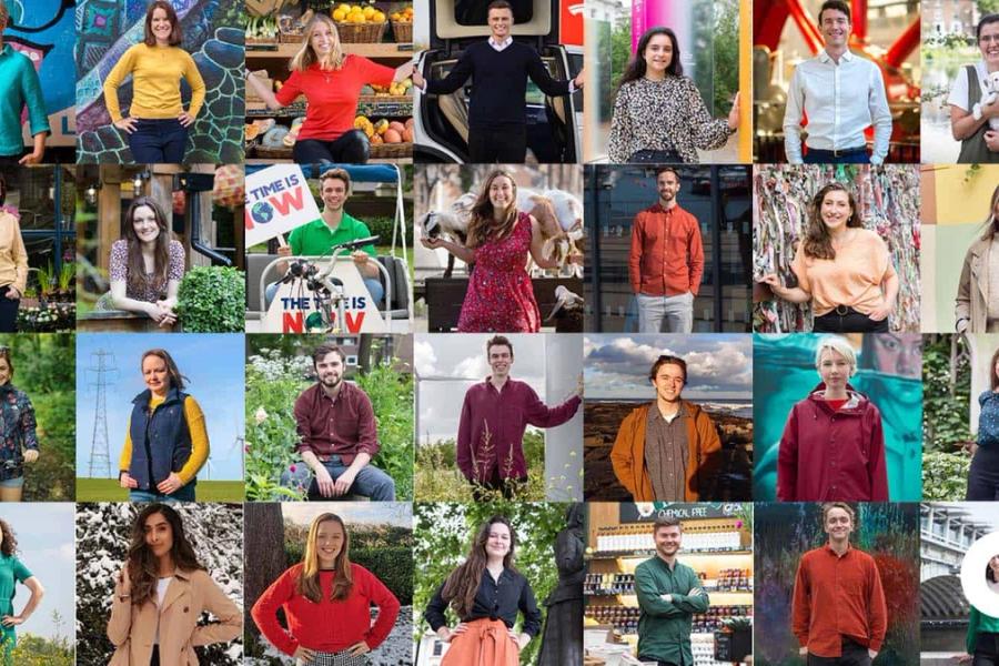A collage of photos of Greenhouse's employees.