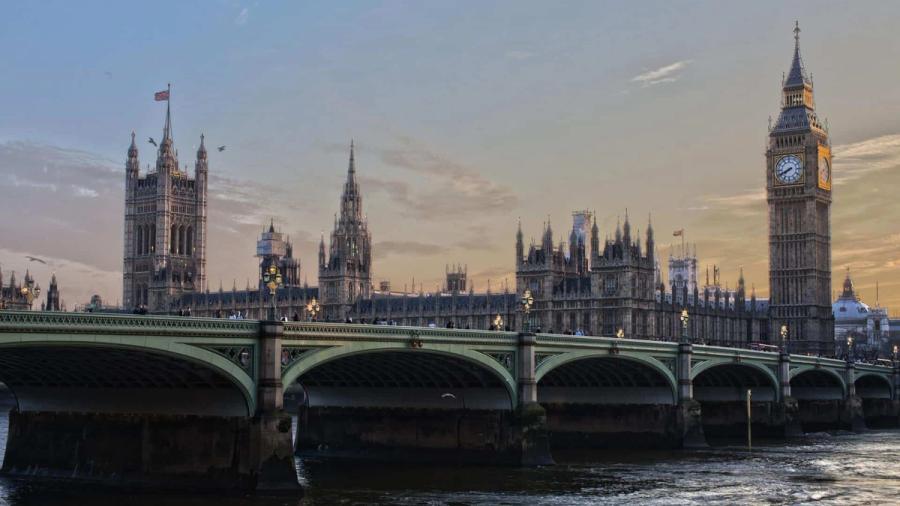 Houses of Parliament and Big Ben along the Thames