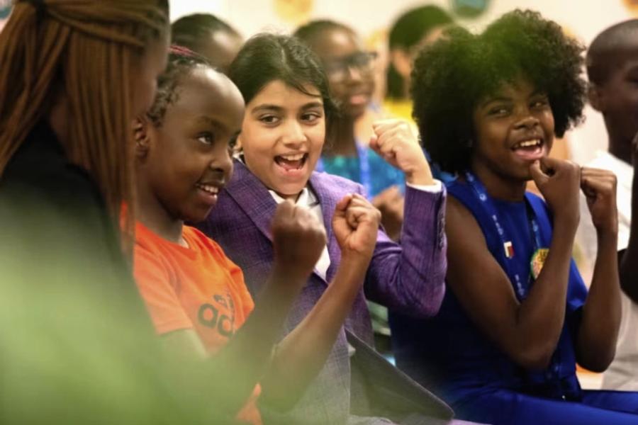 children and youth at COP28