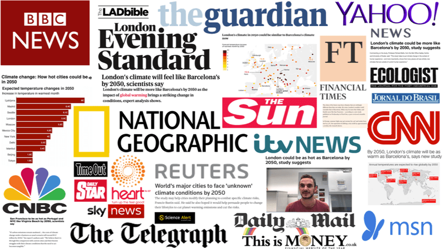 Coverage highlights including the BBC, National Geographic, The Guardian and the Financial Times.
