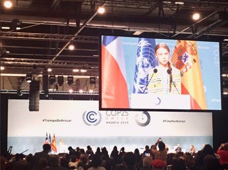 greta thunberg COP25 madrid un climate change conference