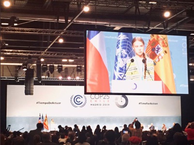 greta thunberg COP25 madrid un climate change conference
