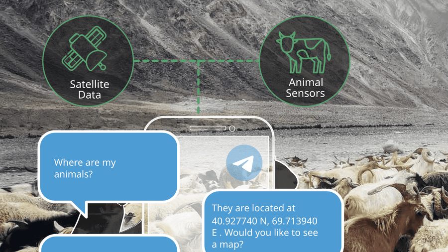 Illustrative depiction of the pastoral app working
