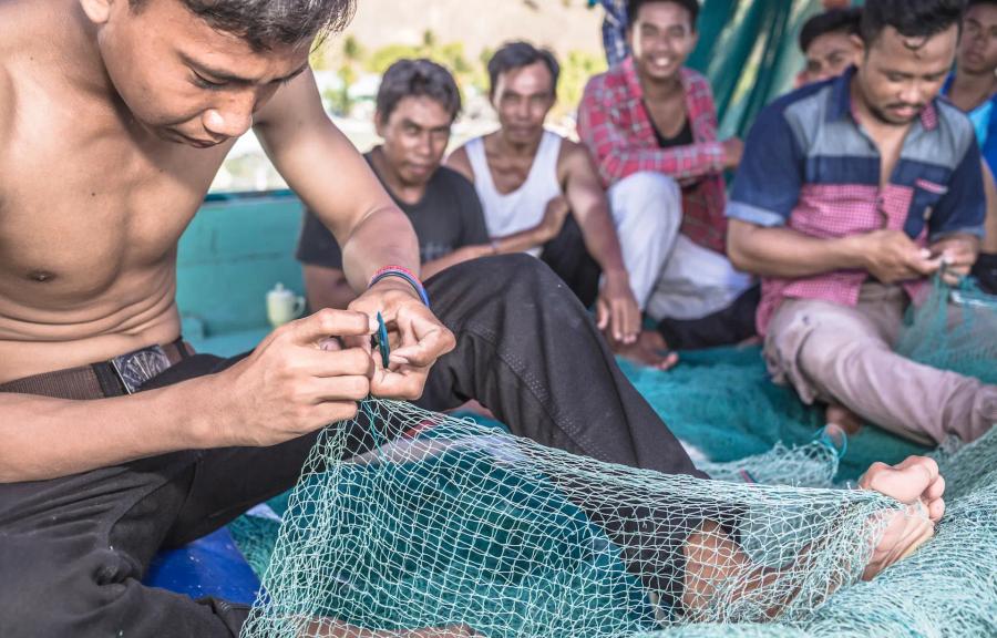 Image of local fishermen