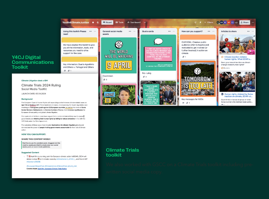 Preview of the Youth for Climate Justice campaign toolkit