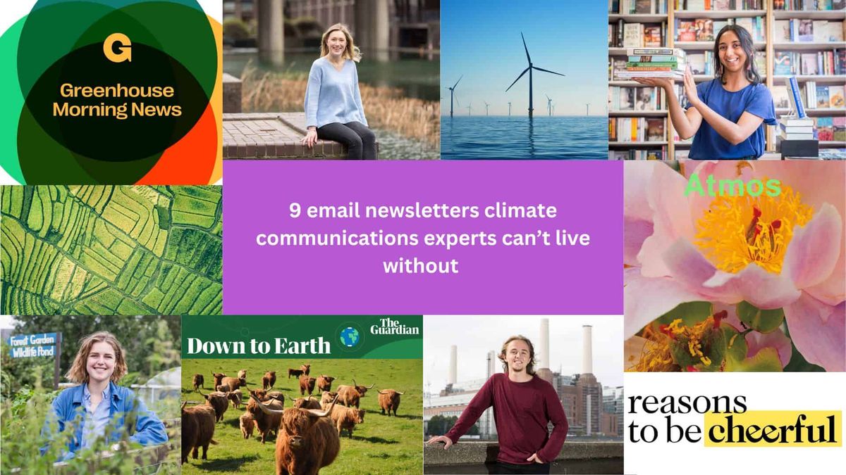 9 email newsletters climate communications experts can’t live without