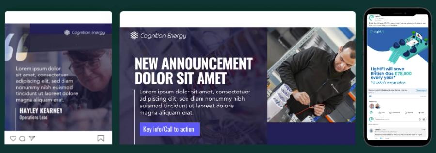 Bespoke digital content created for Carbon Trust