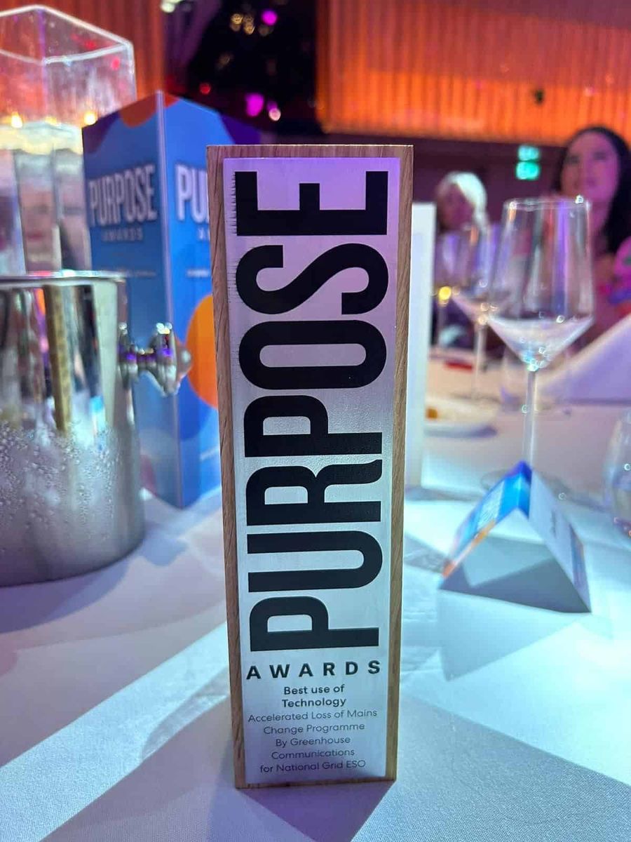 Photo of Purpose Award