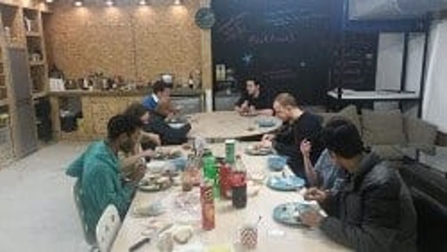 Sustainable Bridges Group Meal Photo