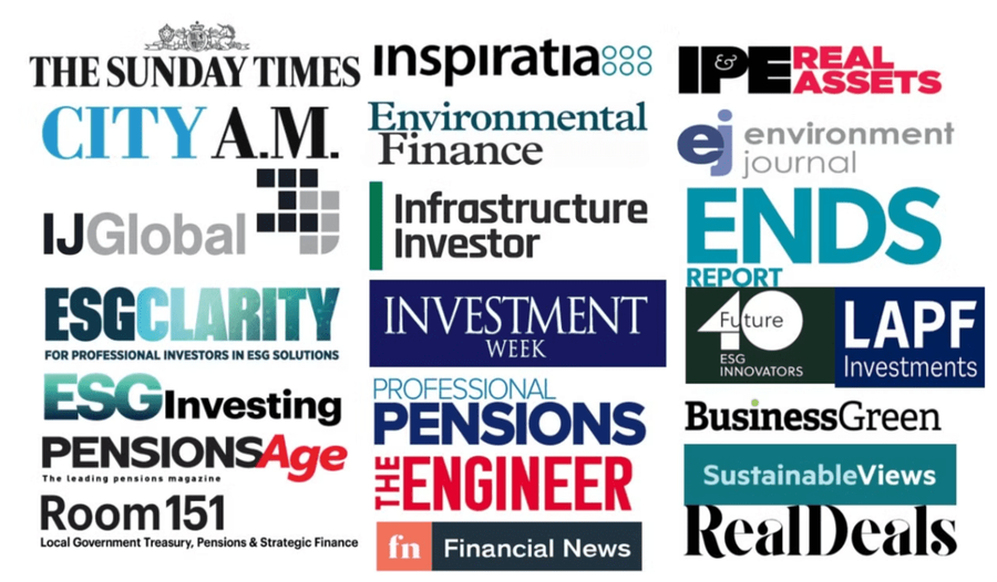 Logos of news outlets