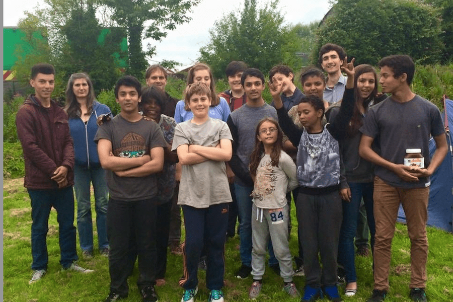 Group photo of Black2Nature charity