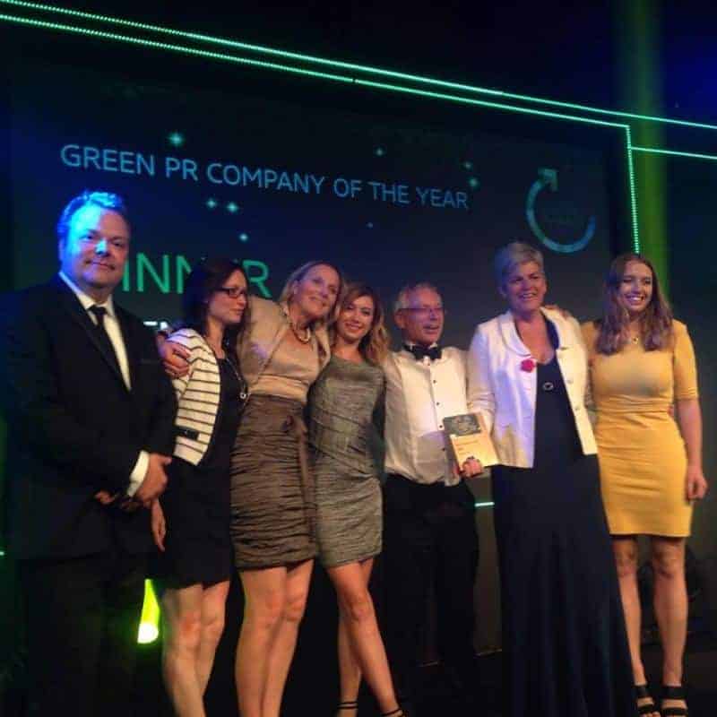 Business Green Leaders Awards, Winner Green PR Company of the Year. Greenhouse PR