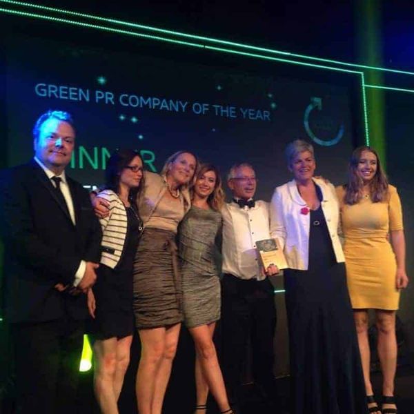 Business Green Leaders Awards, Winner Green PR Company of the Year. Greenhouse PR
