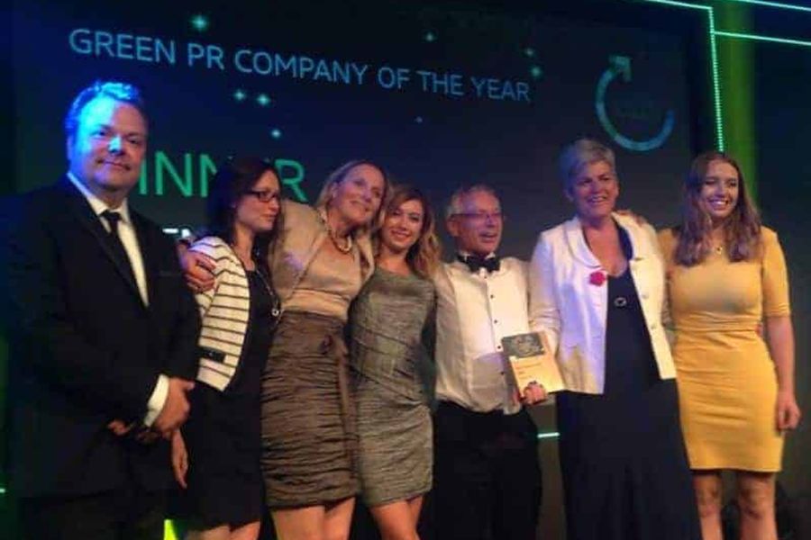 Business Green Leaders Awards, Winner Green PR Company of the Year. Greenhouse PR