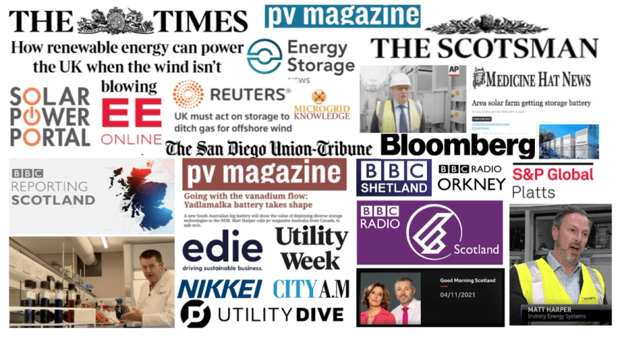 Logos of news outlets