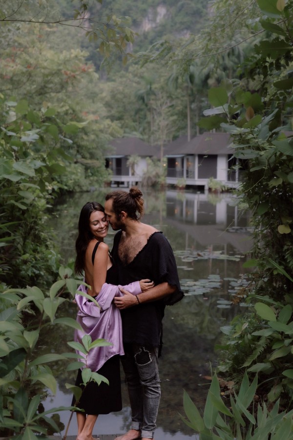 Pili and Dano in the clouds