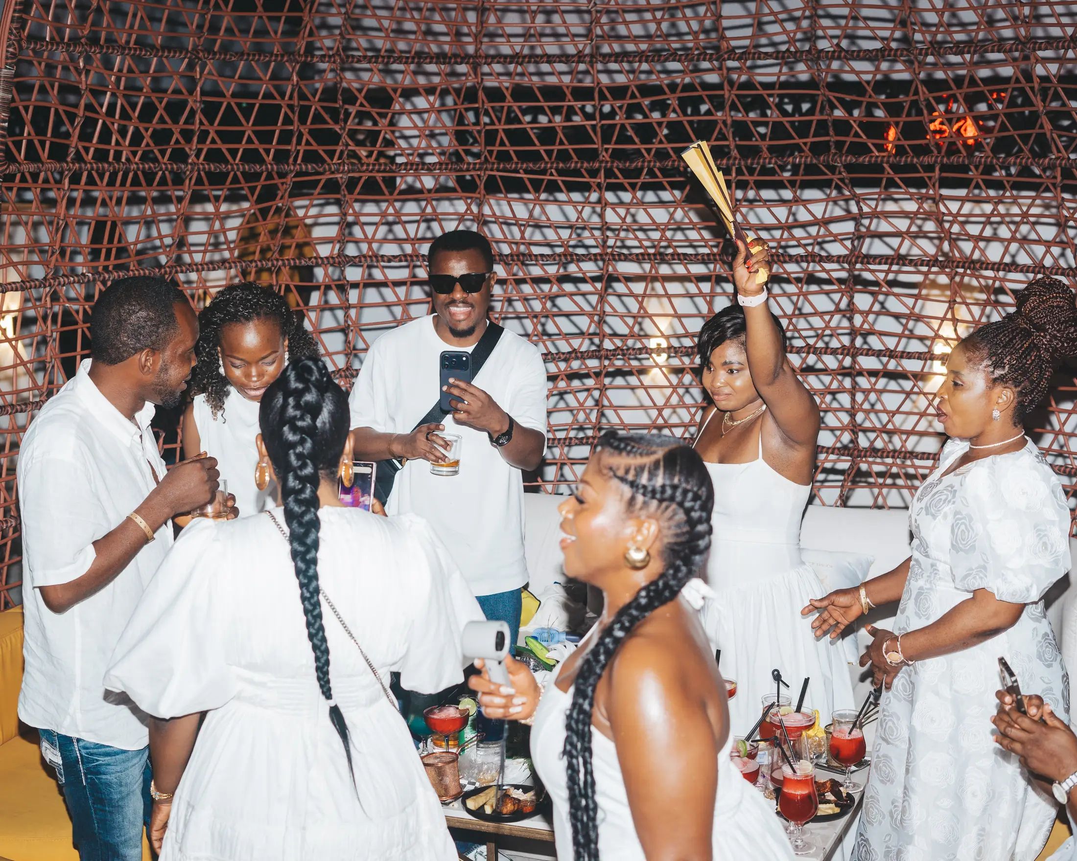 A celebration in full swing